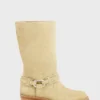 Botas moteras de piel
