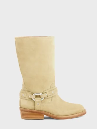 Botas moteras de piel