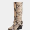 Botas moteras de piel
