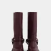 Botas moteras de piel