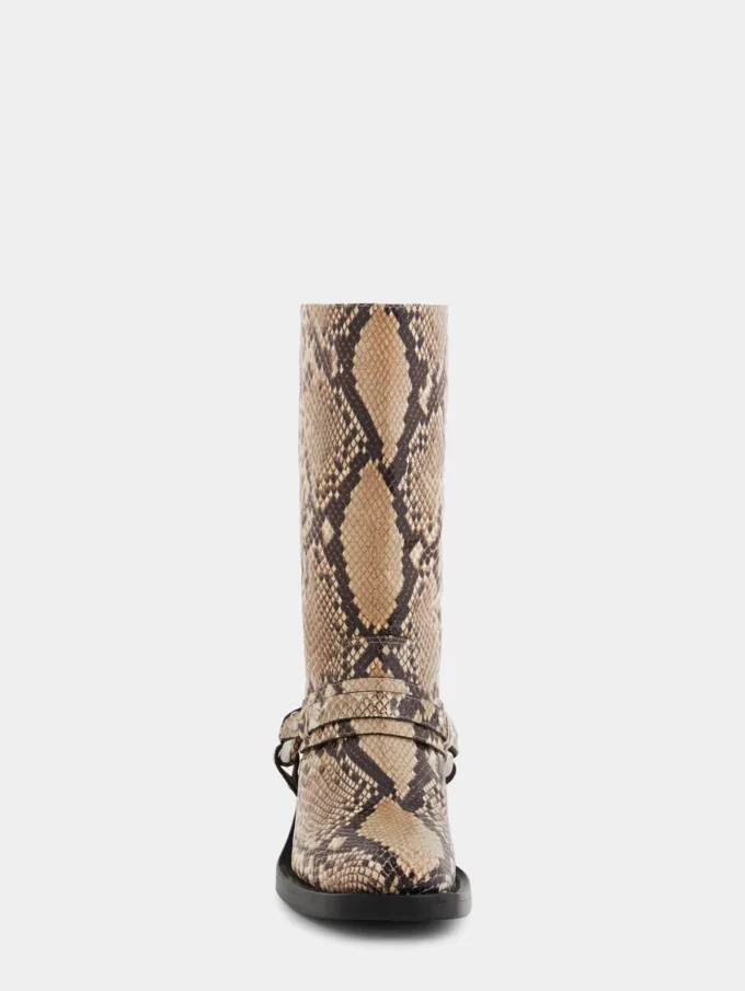 Botas moteras de piel