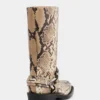Botas moteras de piel