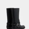 Botas moteras de piel