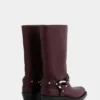 Botas moteras de piel