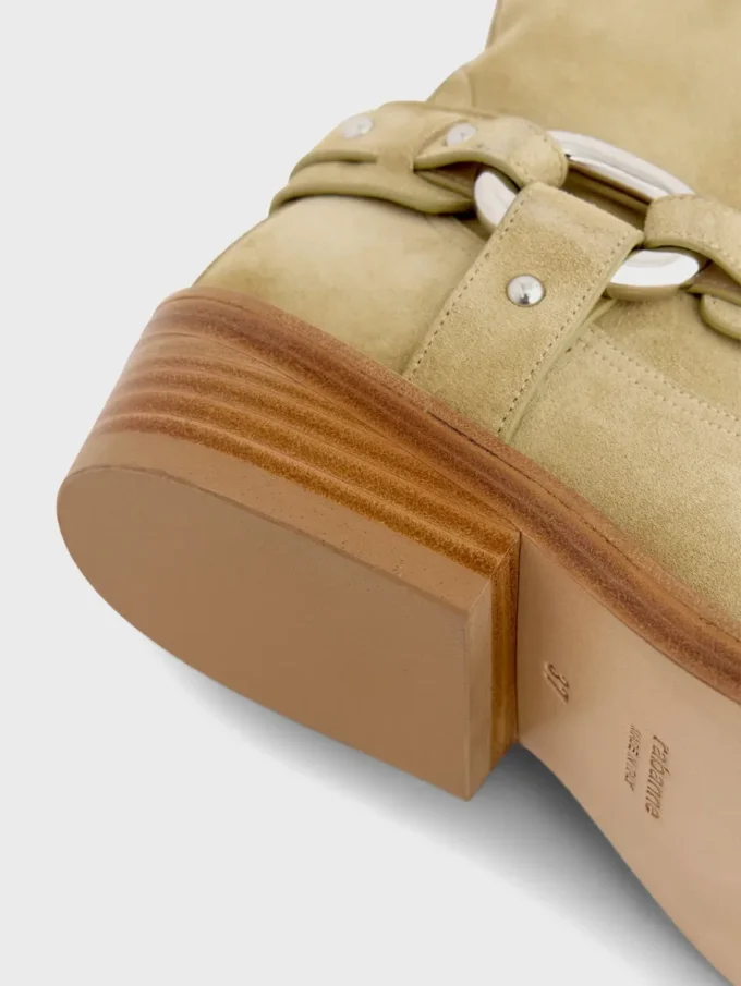 Botas moteras de piel