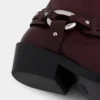 Botas moteras de piel