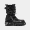 Botas negras Rabanne x New Rock