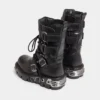 Botas negras Rabanne x New Rock