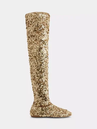 Botines con lentejuelas