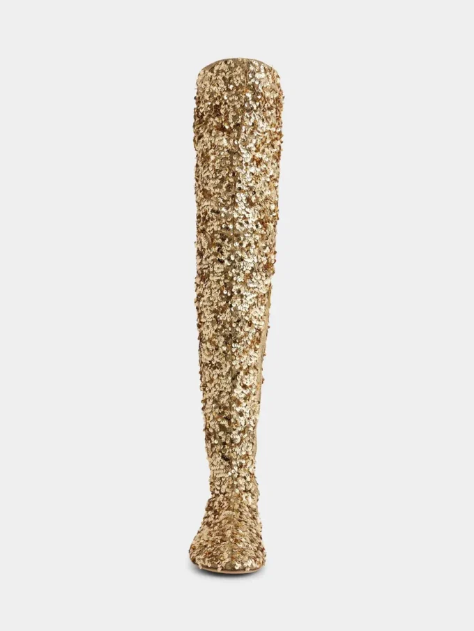 Botines con lentejuelas