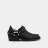 Botines moteros de piel
