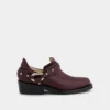 Botines moteros de piel