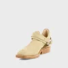 Botines moteros de piel