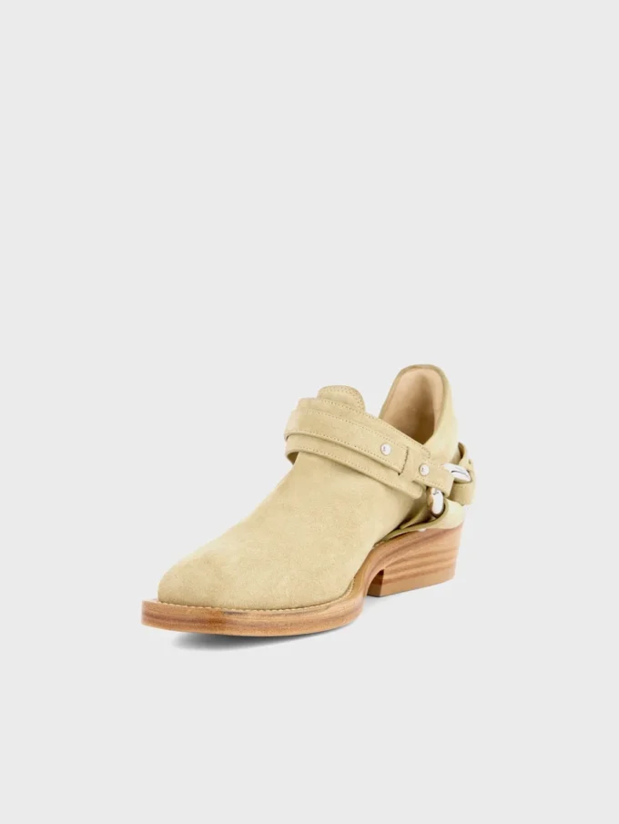 Botines moteros de piel