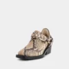 Botines moteros de piel