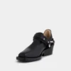 Botines moteros de piel
