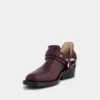 Botines moteros de piel