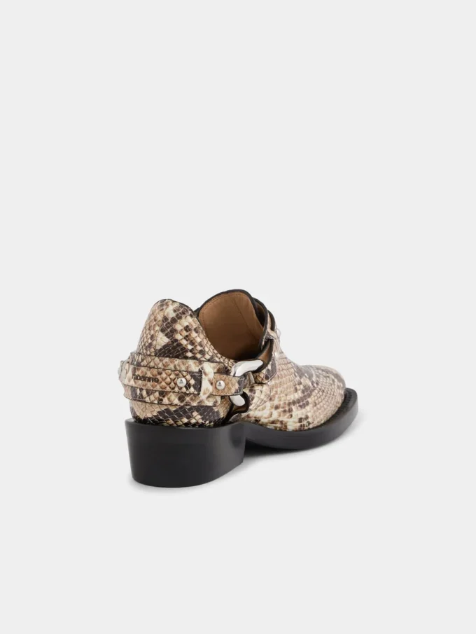 Botines moteros de piel