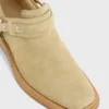 Botines moteros de piel