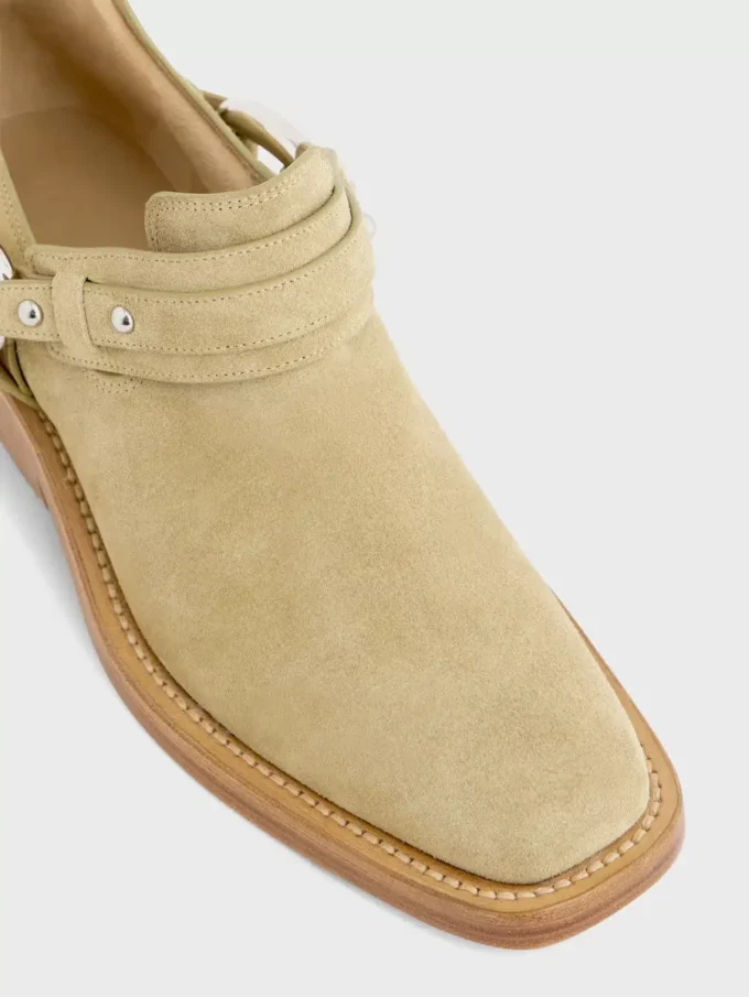 Botines moteros de piel