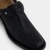 Botines moteros de piel