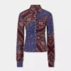 Camisa de jersey estampada.