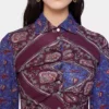 Camisa de jersey estampada.