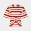 Camiseta corta de algodón