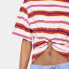 Camiseta corta de algodón