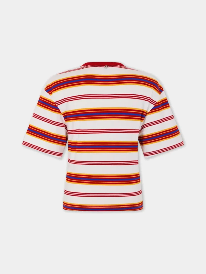Camiseta corta de algodón