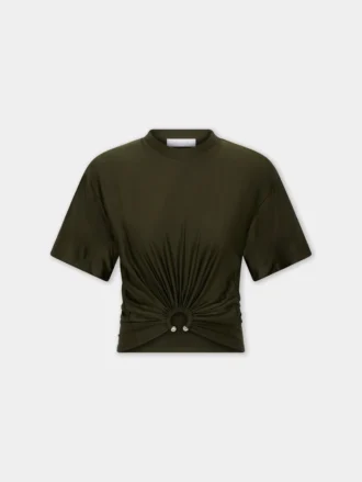 Camiseta corta de jersey