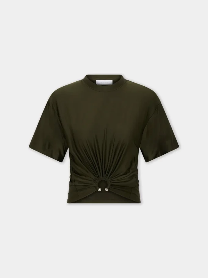 Camiseta corta de jersey