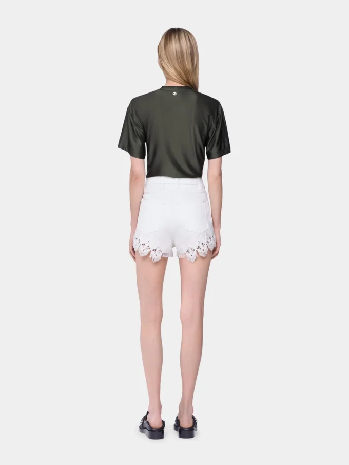 Camiseta corta de jersey