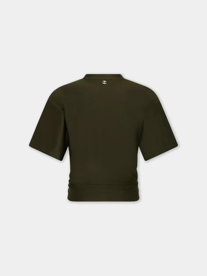 Camiseta corta de jersey