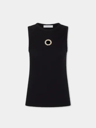 Camiseta sin mangas de algodón