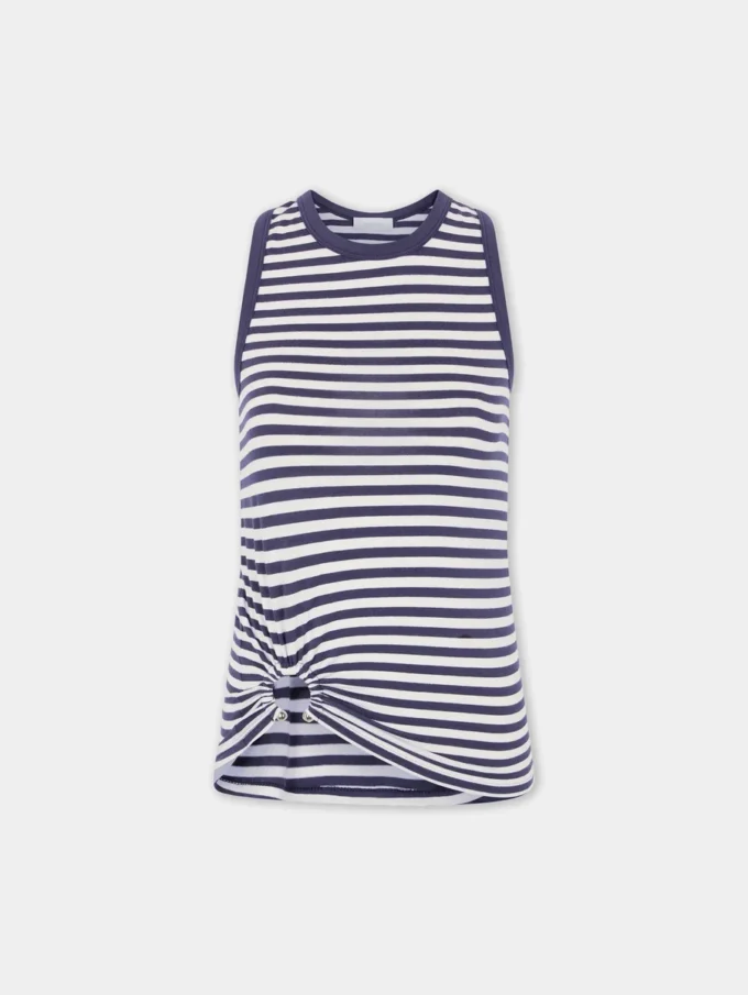 Camiseta sin mangas de algodón