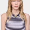 Camiseta sin mangas de algodón
