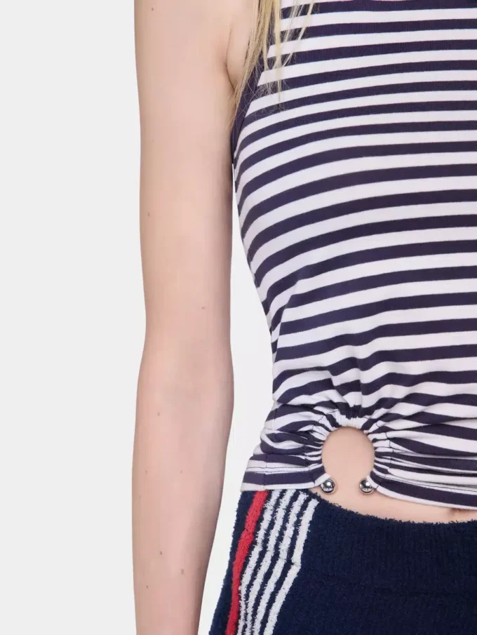 Camiseta sin mangas de algodón