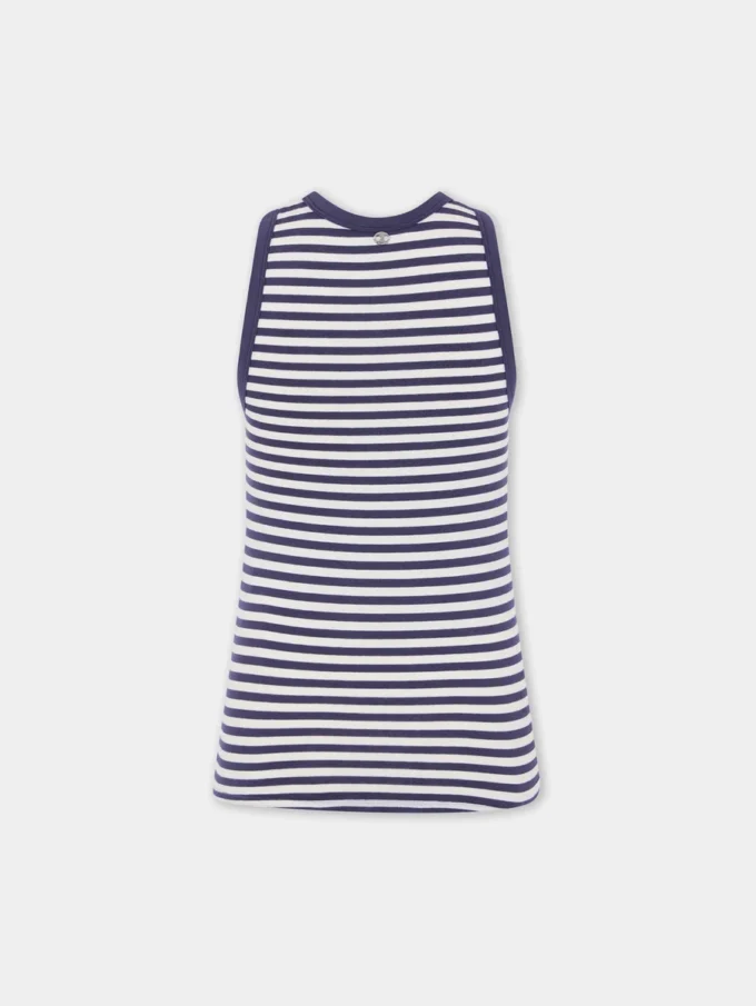 Camiseta sin mangas de algodón