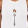 Camiseta sin mangas de algodón