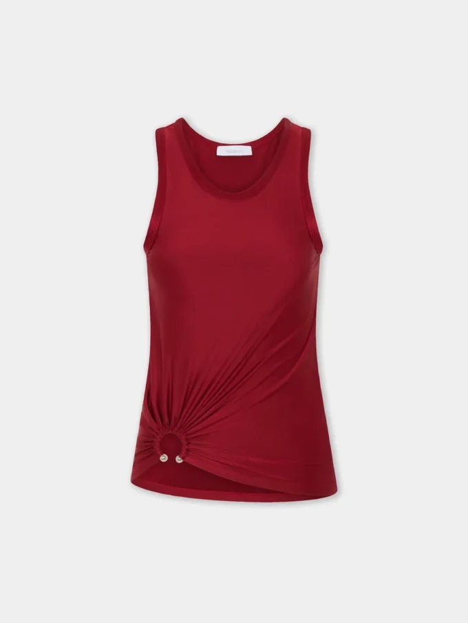 Camiseta sin mangas de jersey