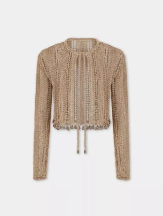 Cardigan de crochet