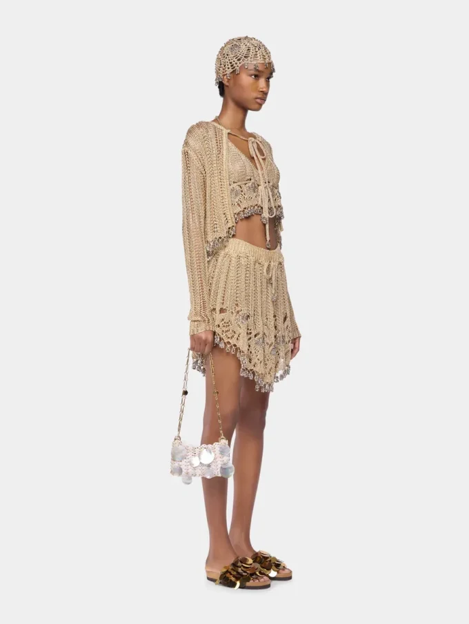 Cardigan de crochet