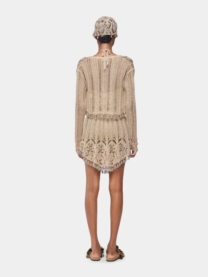 Cardigan de crochet