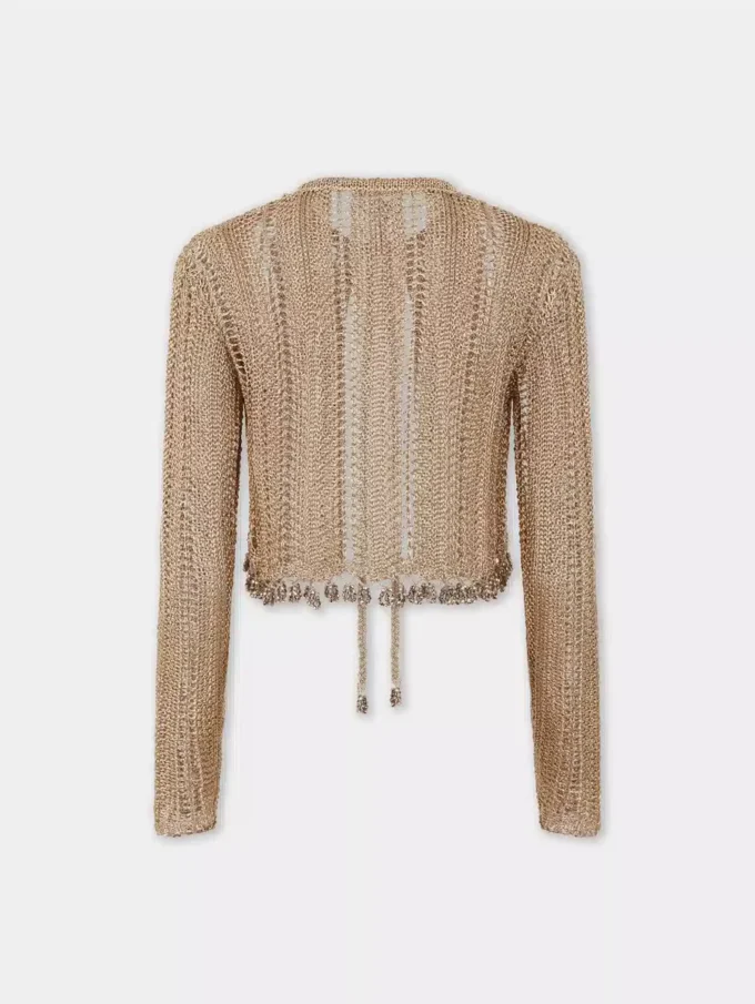 Cardigan de crochet