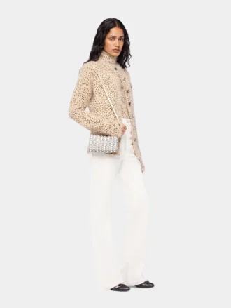Cardigan de punto cepillado