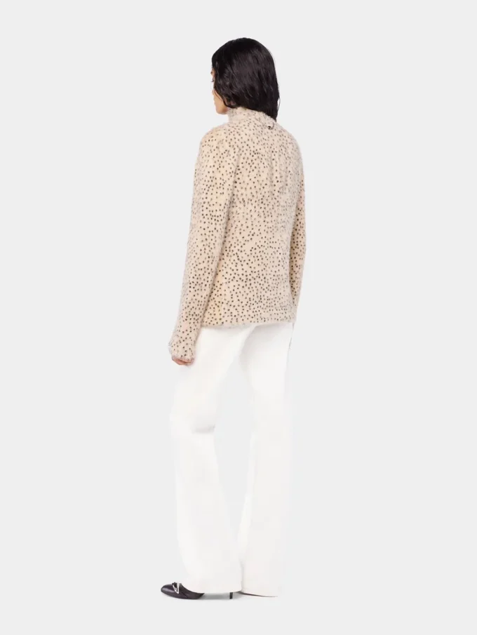 Cardigan de punto cepillado
