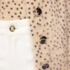 Cardigan de punto cepillado
