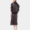 Chaqueta bomber de piel