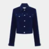 Chaqueta trucker de terciopelo